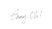 a black background with the word enjoy oh written on it